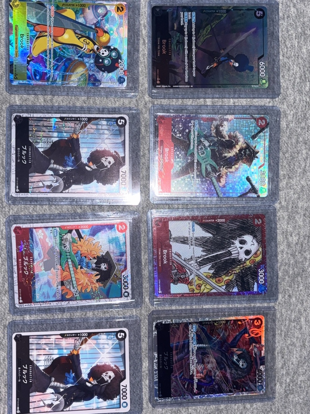 Brook one piece cards 15 cards in total